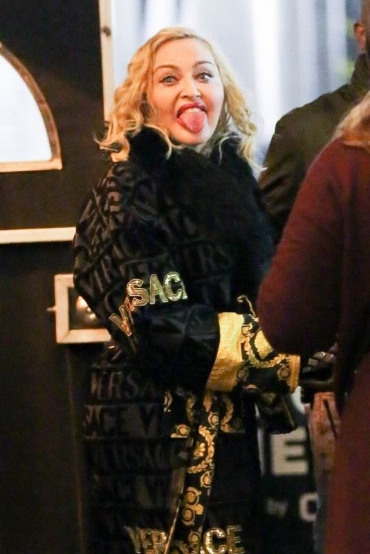 MADONNA Leaves Chicago Theater After Her Mmadame X Tour 10/27/2019