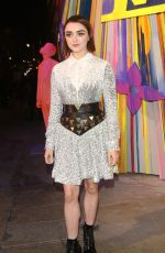MAISIE WILLIAMS at Louis Vuitton Maison Store Launch Party in London 10/23/2019