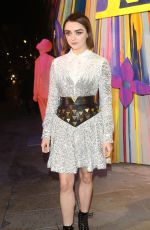 MAISIE WILLIAMS at Louis Vuitton Maison Store Launch Party in London 10/23/2019