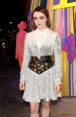 MAISIE WILLIAMS at Louis Vuitton Maison Store Launch Party in London 10/23/2019