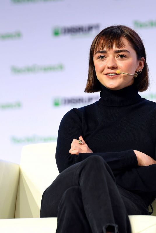 MAISIE WILLIAMS at Techcrunch Disrupt San Francisco 2019 10/03/2019