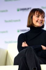 MAISIE WILLIAMS at Techcrunch Disrupt San Francisco 2019 10/03/2019