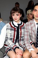 MAISIE WILLIAMS at Thom Browne Show at Paris Fashion Week 09/29/2019