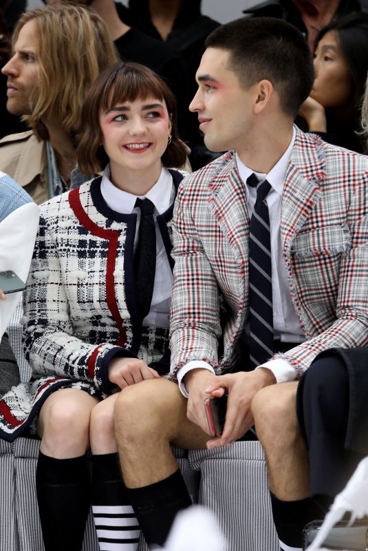 MAISIE WILLIAMS at Thom Browne Show at Paris Fashion Week 09/29/2019