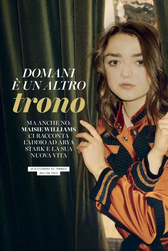 MAISIE WILLIAMS in Glamour Italy, November 2019