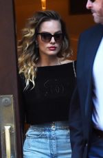 MARGOT ROBBIE Leaves Her Hotel in New York 10/05/2019