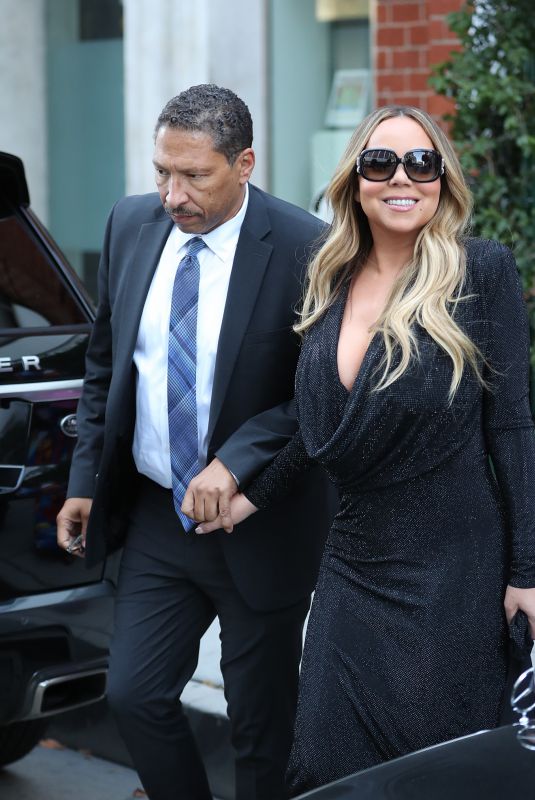 MARIAH CAREY Leaves Mr Chow Restaurant in Beverly Hills 10/11/2019