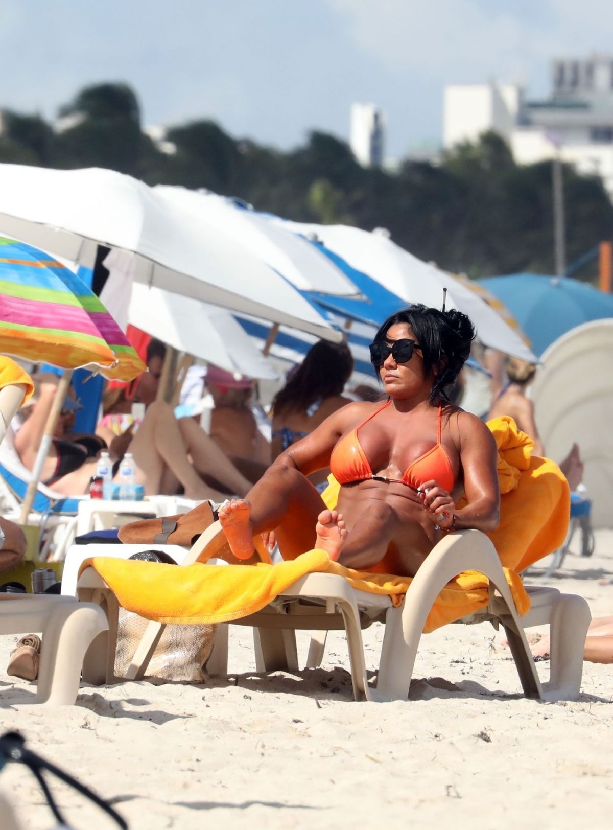 MARIPILY RIVERA in Bikini at a Beach in Miami 10/14/2019.