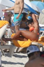 MARIPILY RIVERA in Bikini at a Beach in Miami 10/14/2019