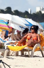 MARIPILY RIVERA in Bikini at a Beach in Miami 10/14/2019