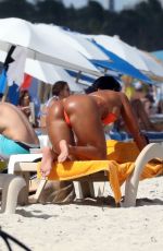 MARIPILY RIVERA in Bikini at a Beach in Miami 10/14/2019