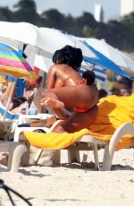 MARIPILY RIVERA in Bikini at a Beach in Miami 10/14/2019