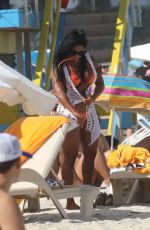 MARIPILY RIVERA in Bikini at a Beach in Miami 10/14/2019