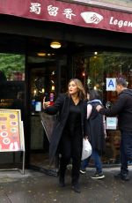 MARISKA HARGITAY on the Set of Law and Erder: Special Victims Unit in New York 10/30/2019