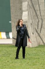 MARISKA HARGITAY on the Set of Law and Erder: SVU in New York 10/07/2019