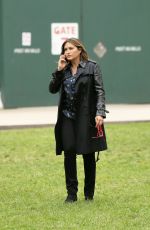 MARISKA HARGITAY on the Set of Law and Erder: SVU in New York 10/07/2019
