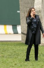 MARISKA HARGITAY on the Set of Law and Erder: SVU in New York 10/07/2019