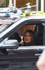 MARISKA HARGITAY on the Set of Law and Erder: SVU in New York 10/07/2019
