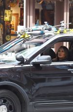 MARISKA HARGITAY on the Set of Law and Erder: SVU in New York 10/07/2019