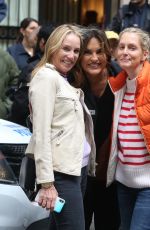 MARISKA HARGITAY on the Set of Law and Erder: SVU in New York 10/17/2019