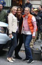 MARISKA HARGITAY on the Set of Law and Erder: SVU in New York 10/17/2019
