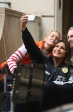 MARISKA HARGITAY on the Set of Law and Erder: SVU in New York 10/17/2019