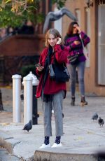 MAYA HAWKE and Charlie Plummer Out in New York 10/24/2019
