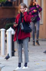 MAYA HAWKE and Charlie Plummer Out in New York 10/24/2019