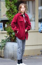 MAYA HAWKE Out with a Friend in New York 10/28/2019