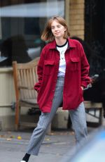 MAYA HAWKE Out with a Friend in New York 10/28/2019