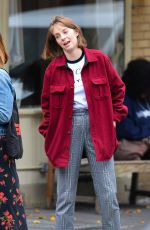 MAYA HAWKE Out with a Friend in New York 10/28/2019