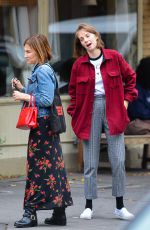 MAYA HAWKE Out with a Friend in New York 10/28/2019