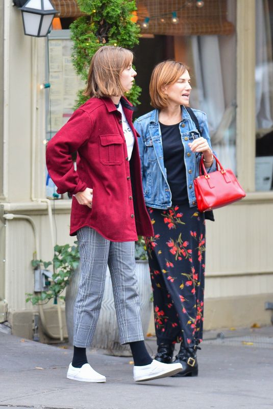 MAYA HAWKE Out with a Friend in New York 10/28/2019