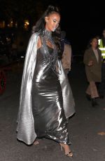 MAYA JAMA Arrives at Unicef Halloween Ball in London 10/30/2019