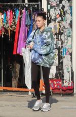 MDISON BEER Shopping at American Vintage Clothing Store in Los Angeles 10/14/2019