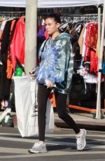 MDISON BEER Shopping at American Vintage Clothing Store in Los Angeles 10/14/2019