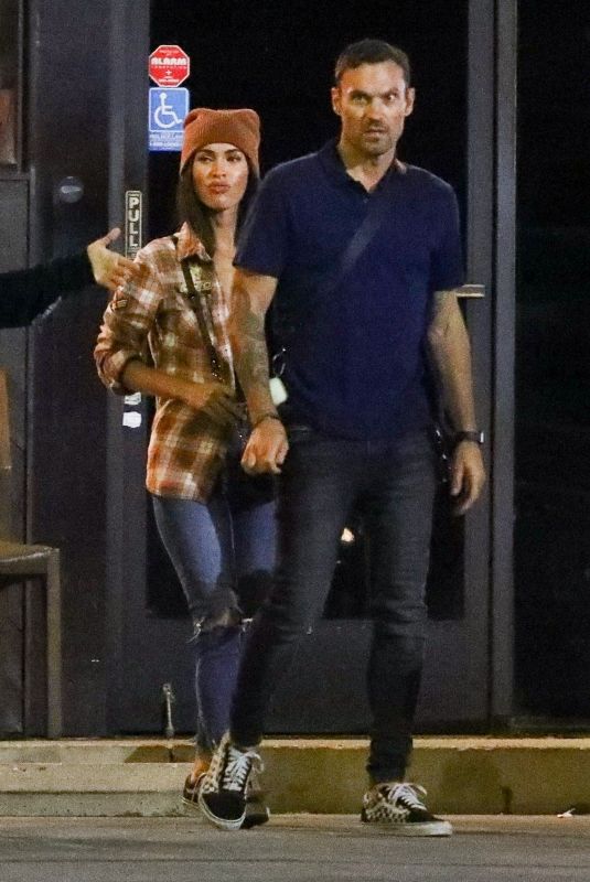 MEGAN FOX and Brian Austin Green Leaves Sugarfish in Los Angeles 10/06/2019