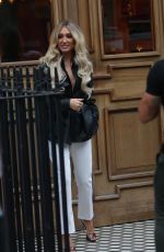 MEGAN MCKENNA on the Set of Easilocks Hair Photosshoot in Kings Cross 10/11/2019
