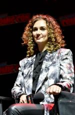 MELANIE SCOFRANO, DOMINIQUE PROVOST-CHALKLEY and KATHERINE BARRELL at Wynonna Earp Panel at NY Comic Con 10/05/2019