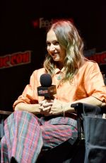 MELANIE SCOFRANO, DOMINIQUE PROVOST-CHALKLEY and KATHERINE BARRELL at Wynonna Earp Panel at NY Comic Con 10/05/2019