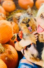 MIA DIAZ at a Pumpkin Patch - Instagram Photos 10/27/2019
