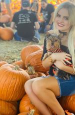 MIA DIAZ at a Pumpkin Patch - Instagram Photos 10/27/2019