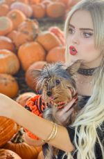 MIA DIAZ at a Pumpkin Patch - Instagram Photos 10/27/2019