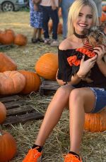 MIA DIAZ at a Pumpkin Patch - Instagram Photos 10/27/2019