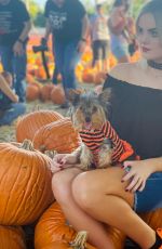 MIA DIAZ at a Pumpkin Patch - Instagram Photos 10/27/2019