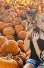 MIA DIAZ at a Pumpkin Patch - Instagram Photos 10/27/2019