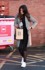 MICHELLE KEEGAN Leaves a Hair Salon in Hale 10/26/2019
