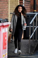 MICHELLE KEEGAN Leaves a Hair Salon in Hale 10/26/2019