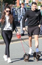 MICHELLE KEEGAN Out with Her Dogs in Cheshire 10/02/2019