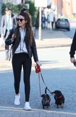 MICHELLE KEEGAN Out with Her Dogs in Cheshire 10/02/2019